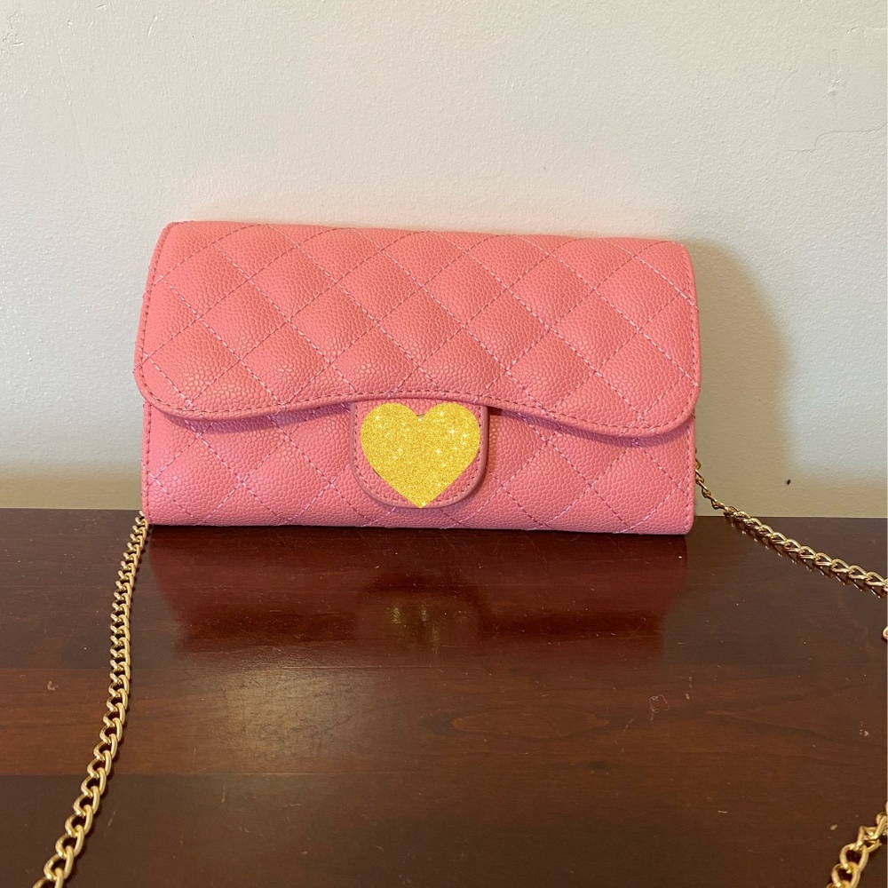Pink wallet/clutch